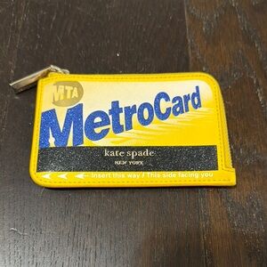 Kate Spade MetroCard Yellow Wallet